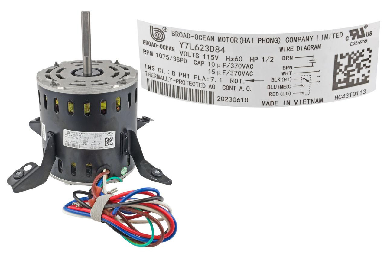 ICP 1185298 Blower Motor - Technical Hot & Cold Parts