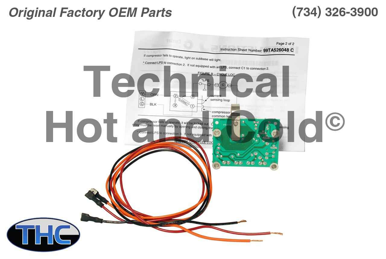 Carrier 38HQ660014 Current Sensing Compressor Lockout Board