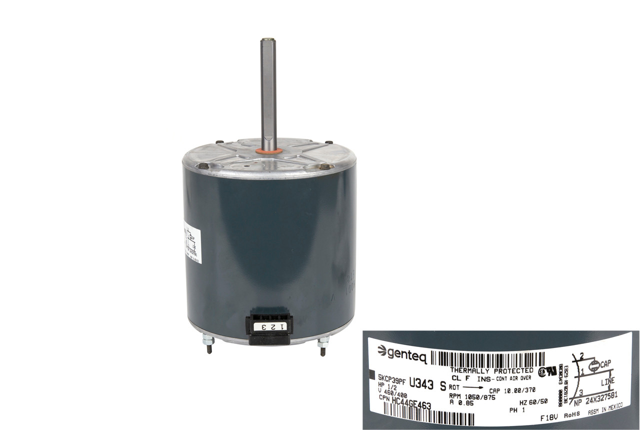 Carrier HC44GE463 Fan Motor - Technical Hot & Cold Parts