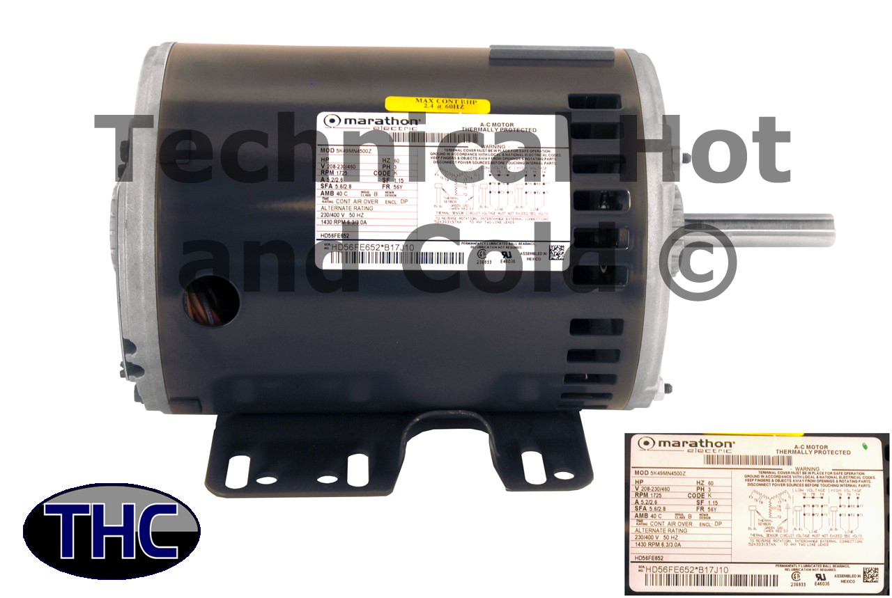 Carrier HD56FE652 Blower Motor - Technical Hot & Cold Parts