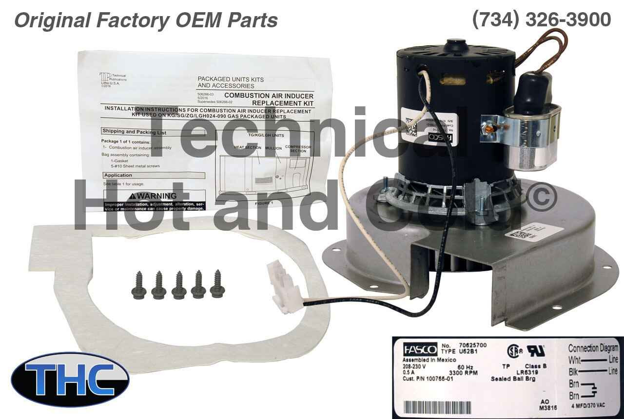 Lennox 19W04 Draft Inducer Motor Assembly | Technical Hot & Cold