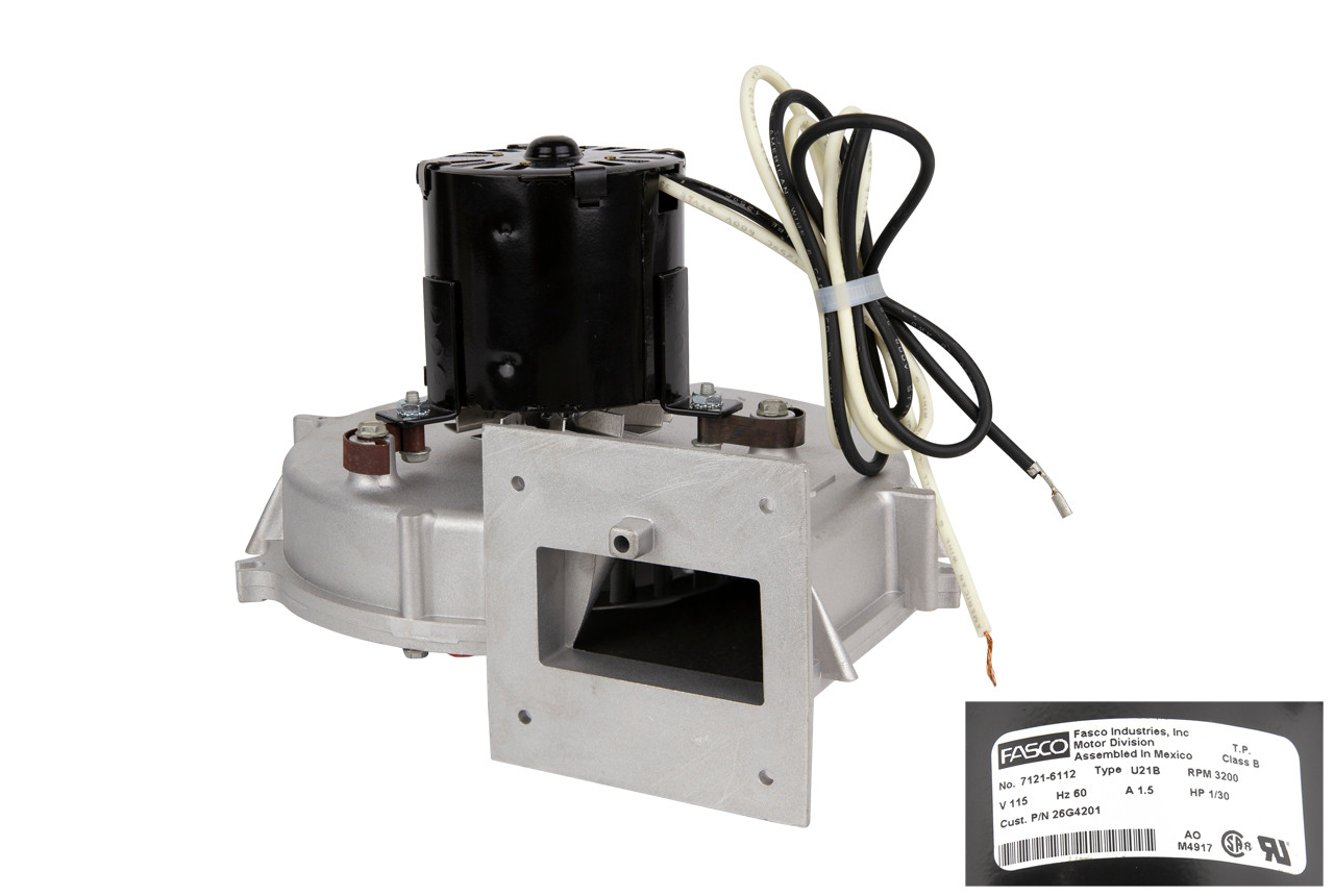 Lennox 67M68 Draft Inducer Motor Assembly - Technical Hot & Cold Parts