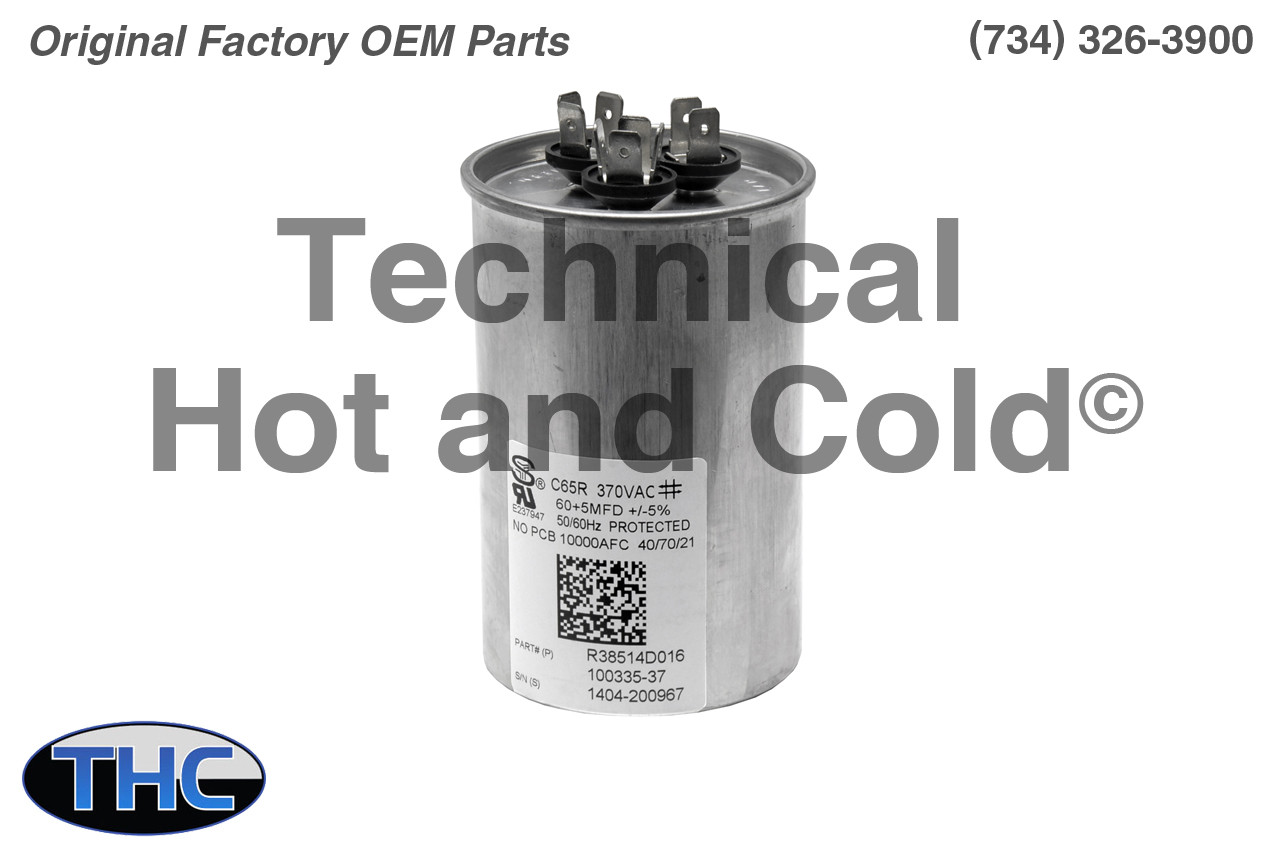 Lennox 76K02 Dual Run Capacitor - Technical Hot & Cold Parts