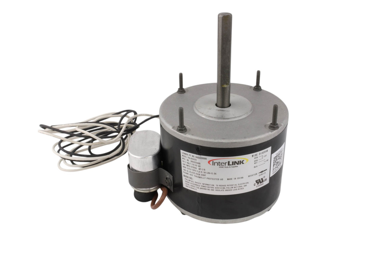 Lennox 96M54 Unit Heater Fan Blower Motor w/ Capacitor - Technical