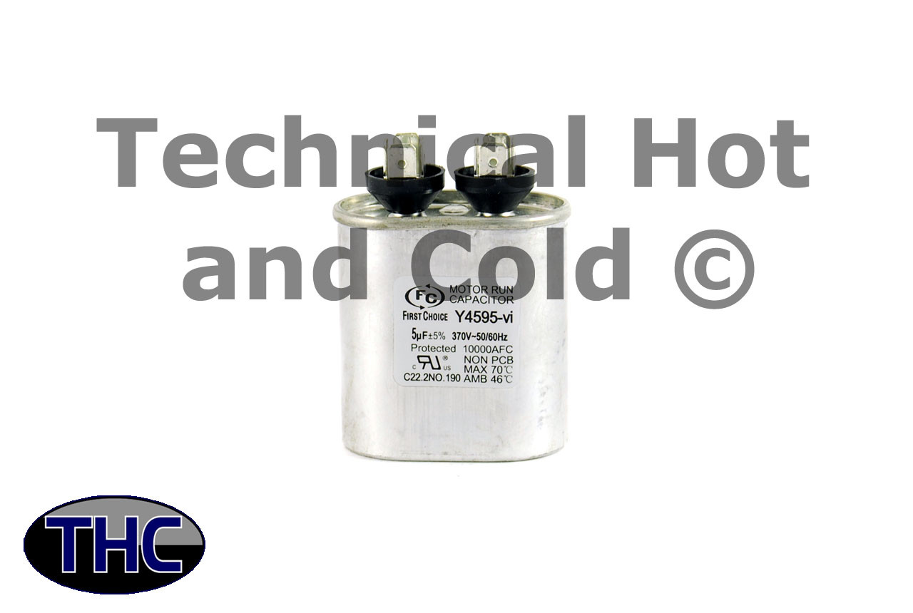Lennox Y4595 Single Run Capacitor - Technical Hot & Cold Parts