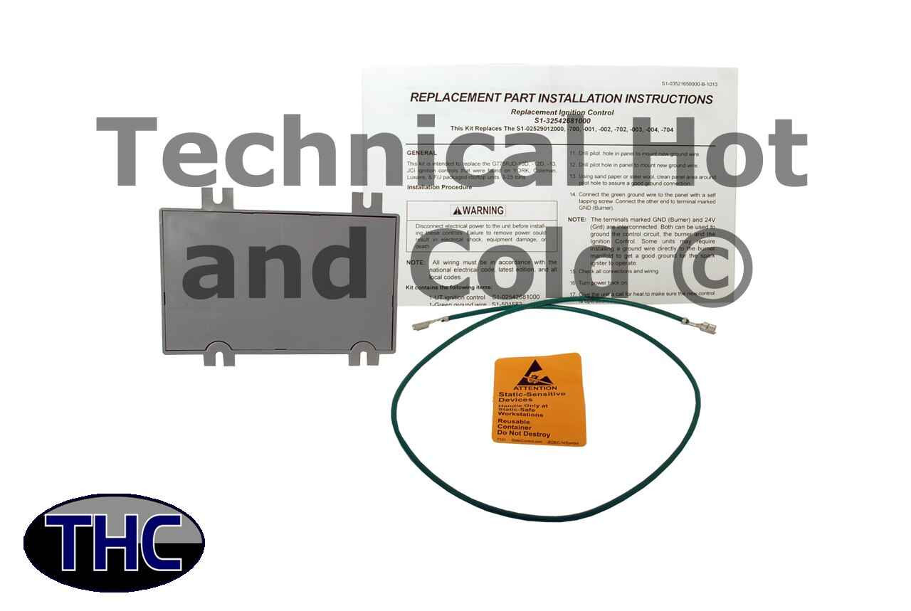 York Coleman S132542681000 Ignition Control Board