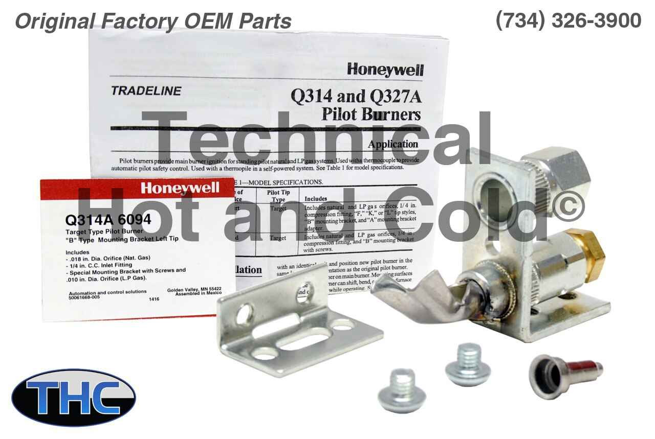 Honeywell Q314A6094 Standing Pilot Burner Kit | Technical Hot & Cold