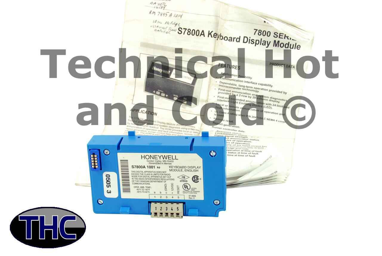 Honeywell S7800A1001 Keyboard Display Module