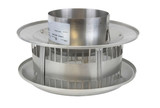 Hart and Cooley 6RHW Cap Metal B Vent 6" Hart and Cool Image 2