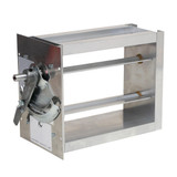iO HVAC Controls MBD-1212 Manual Balancing Damper 12 x 12 with locking quad NON-RETURNABLE