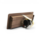 iO HVAC Controls MZR-1004-B-PO Motorized 10 x 04 Zone Register - Brown