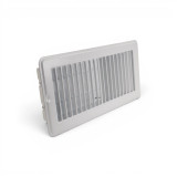 iO HVAC Controls MZR-1004-W-PO Motorized 10 x 04 Zone Register - White