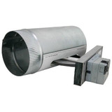 iO HVAC Controls RD-08 Round 8 Retro Damper, 3 wire actuator