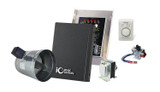 iO HVAC Controls iO-FAV-08-PLUS Fresh air ventilation control panel, 8 round 2-position damper, 120/24 20VA transformer, includes ODT and Humidistat