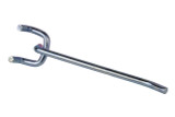 ULine H-6448 Straight Hooks for Pegboard 4" 10/pack