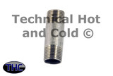 BKW B3100073 1/2" Stainless x 2 3/8" Nipple Image 2