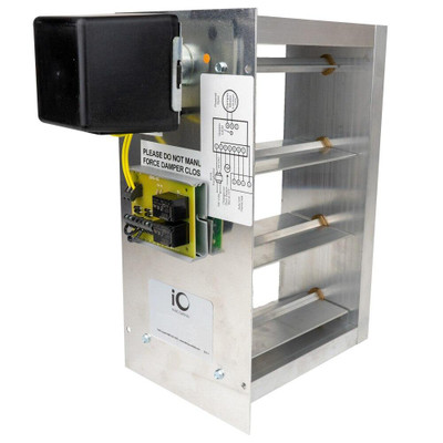 iO HVAC Controls D-Z1-1410-BM 14 x 10 Two-Position Zone One Damper Assembly Bottom Mount iO HVAC Controls D-Z1-1410-BM 14 x 10 Two-Position Zone One Damper Assembly Bottom Mount