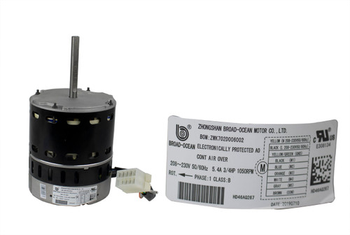 Carrier HD46AQ267 ECM X-13 Blower Motor Assembly Image 1