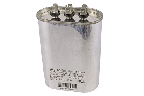 Carrier P291-5554 Dual Run Capacitor Image 1