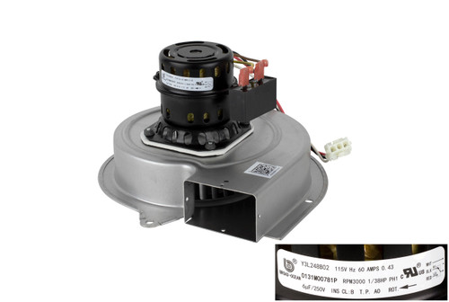 Goodman Amana 0131M00781PS Draft Inducer Motor Assembly w/ Capacitor Image 1
