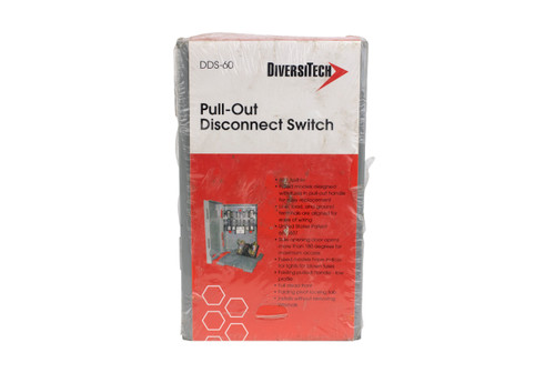Diversitech DDS-60 60 Amp Fused Pull-Out Disconnect Switch Image 1