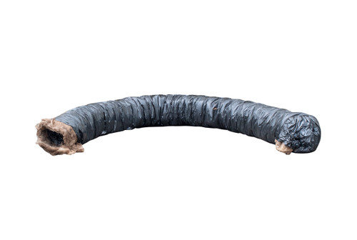 Universal Parts 3031359 10"x25' R6 Black Jacket Flex Duct w/ Insulation Image 1