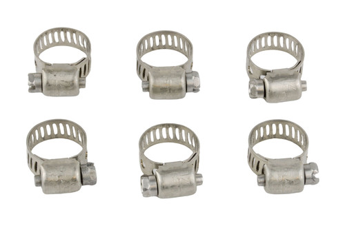 Universal Parts HC6202 1/4"-5/8" Hose Clamps (Pack Of 6) Image 1