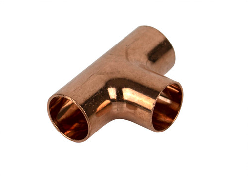 Universal Parts 611-1/2 1/2" Copper Tee Image 1