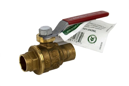 Universal Parts 101-043NL 1/2" Ball Valve No Lead Image 1