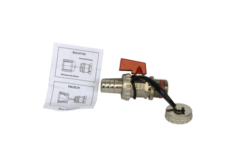 BKW B3002410 Nickel Plated Drain Cap Image 1