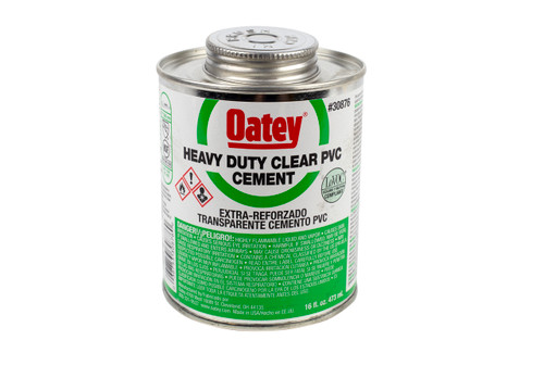 Universal Parts 30876 Clear PVC Cement (16oz) Image 1