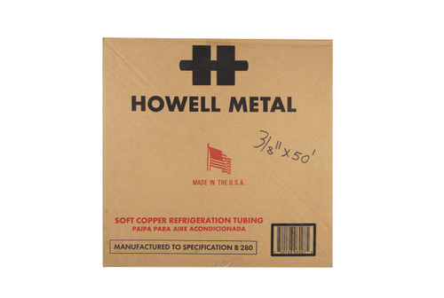 Universal Parts REF-3/8 3/8" Soft Copper Refrigeration Tubing Roll (50ft) Image 1