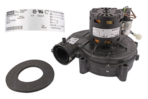 Thermo Pride AOPS7359 Blower Motor Inducer With Gasket Image 1