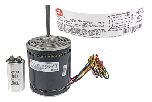 Thermo Pride AOPS7487 Direct Drive Motor W\Capacitor 3/4Hp-4Speed (350197) Image 1