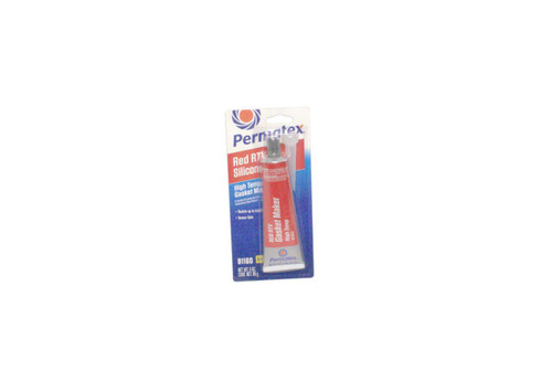 Permatex 81160 High Temp Red RTV Silicone Gasket 3oz