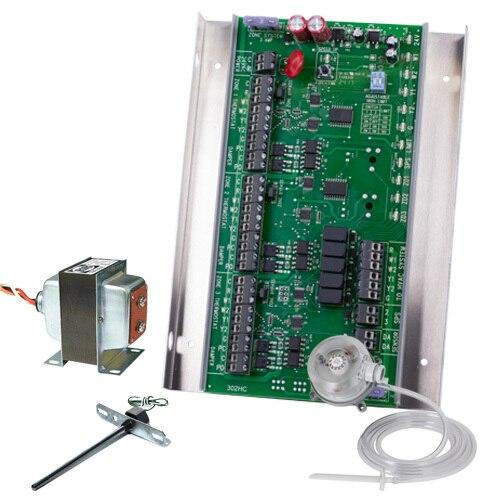iO HVAC Controls ZP3-HCMS-ESP-KIT 3-Zone 2H/2C zone panel with ESP, 40VA transformer, duct temp sensor, and pressure sensor