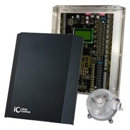 iO HVAC Controls ZP6-ESP 6-Zone Universal 4H/2C Zone Panel with built in ESP functionality includes pressure sensor