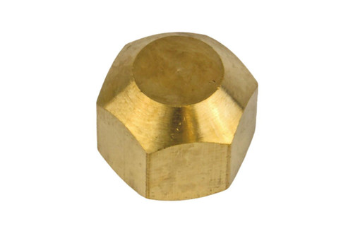 United Refrigeration N55 Brass 5/16" Flare Cap Hex