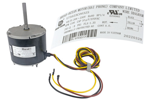Carrier HC40GQ230 Condenser Fan Motor Image 1