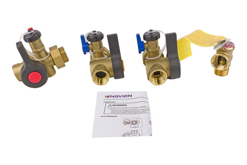 Navien GXXX002140 NPE-A Plumb Easy 3 Valve Set