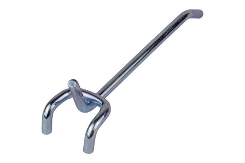 ULine H-6448 Straight Hooks for Pegboard 4" 10/pack