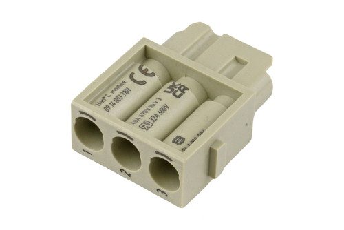 Harting Technology Group 09140033101 Han C Module Adapter (Crimp Connection 40A) Image 1
