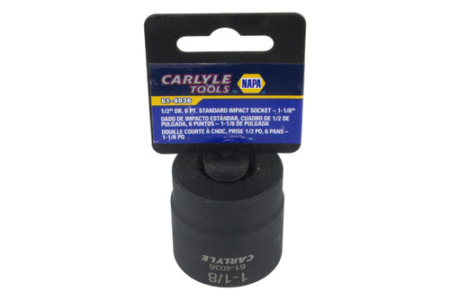 Carlyle 614036 Socket 1 1/8" x 1/2"