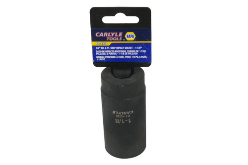 Carlyle 614236 Socket 1 1/8" x 1/2" Deep Drive
