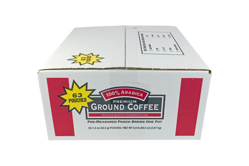 McCollough Coffee Roasters A89093 1.5 oz Coffee Packets (63 Pack)