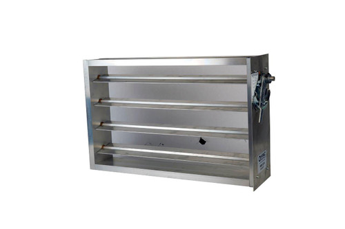 iO HVAC Controls MBD-2214 Manual Balancing Damper 22x14 with Locking Quad