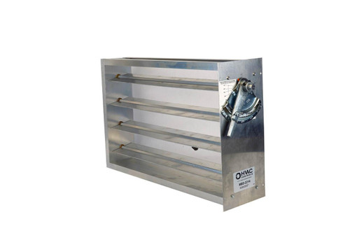 iO HVAC Controls MBD-2214 Manual Balancing Damper 22x14 with Locking Quad