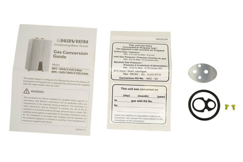 Navien 30010744E Natural to LP Conversion Kit