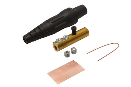 Leviton 16D45-UE 16 Series Female Plug, #6 - #2 AWG, Double Set Screw Termination