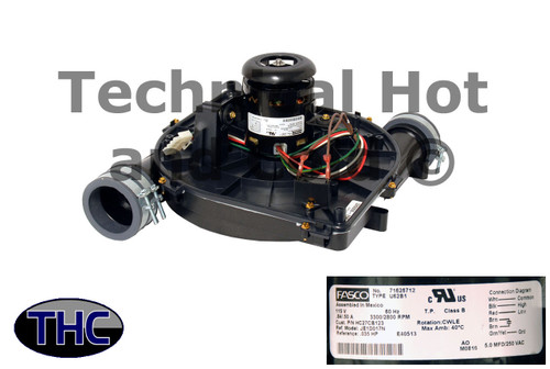 Carrier 326058-756 Draft Inducer Motor Assembly Image 1